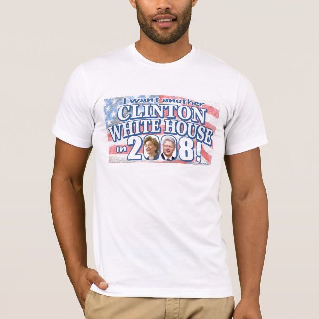 Clintons Na Camisa Do Whitehouse (Frente)
