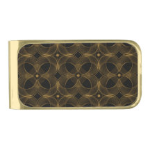 Padrão contínuo em guillochê dourado de luxo