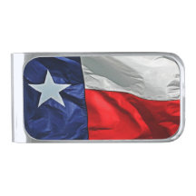 Clipe Dinheiro do Texas Flag