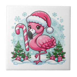 Clipe de Sublimação do Flamingo de Natal