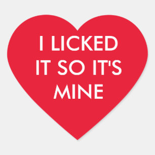 CLIQUEI-O, POR ISSO É O MEU adesivo vermelho.