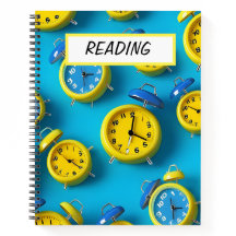 CLOCKS AZUIS E AMARELOS DE ALARME BREVEMENTE COLOR