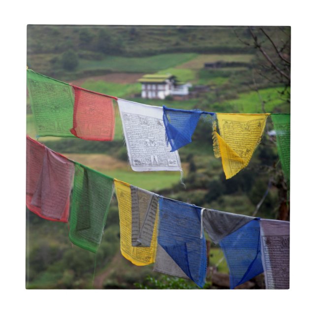 Close de Bandeiras de Oração (Frente)