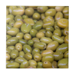 Close Up de Azeitonas Verdes