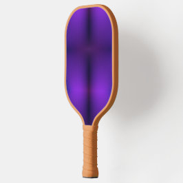 Close-up de uma raquete de pickleball com uma vibr