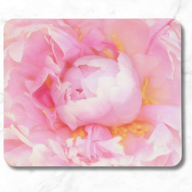 Closeup de Mousepad de Peônia Rosa (Criador carregado)