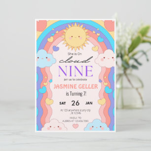 Cloud 9 Convite de Aniversário