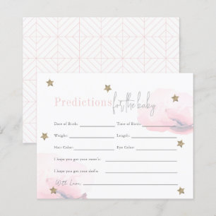 Cloud 9 Douradas Stars Pink Girl Predications