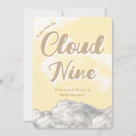 Cloud Nine Sky - Convite Personalizado para Chás d