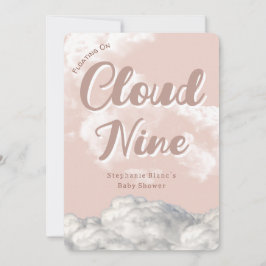 Cloud Nine Sky - Convite Personalizado para Chás d