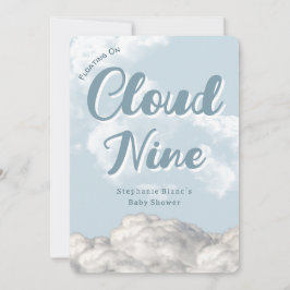 Cloud Nine Sky - Convite Personalizado para Chás d