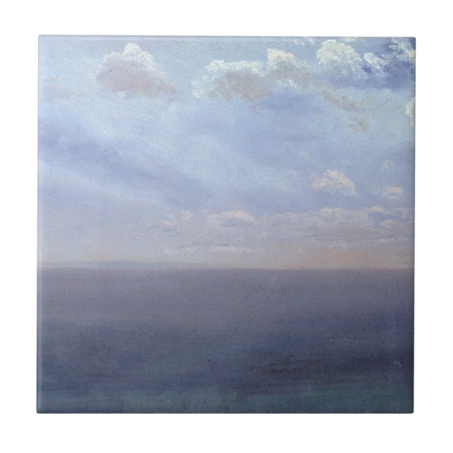 Cloud Study with Sea and Sky - Albert Bierstadt (Frente)