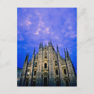Cloudy Sunrise - Duomo - Milano, Itália - Cartão p