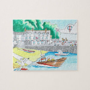 Clovelly, Devon, Inglaterra, Quebra-cabeça de Jig