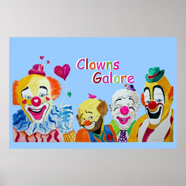 Clowns Galore Poster (Frente)