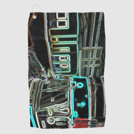 CLRV Neon em stn Golf Towel