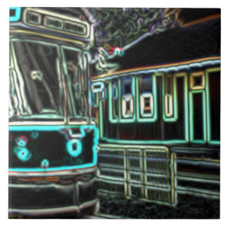 CLRV Neon no Azulejo cerâmico stn