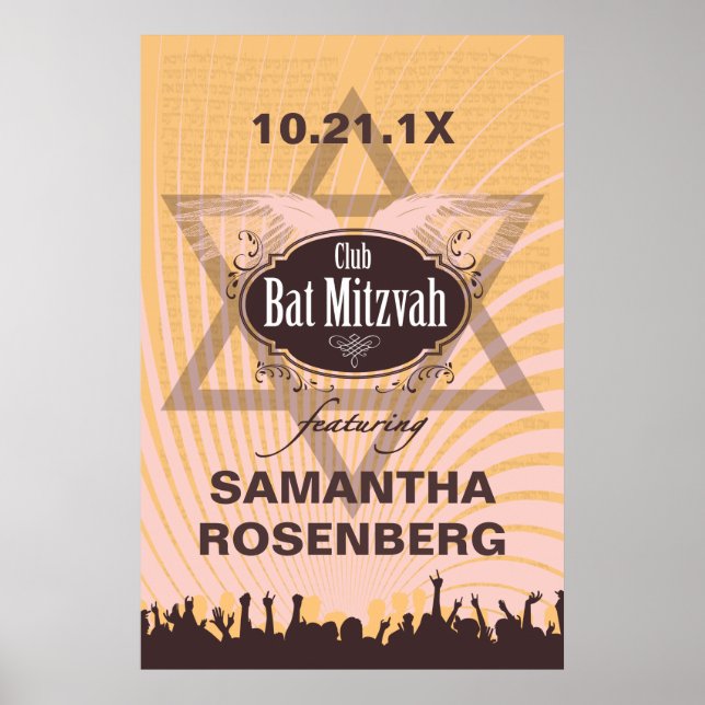 Club Bat Mitzvah Poster (Frente)