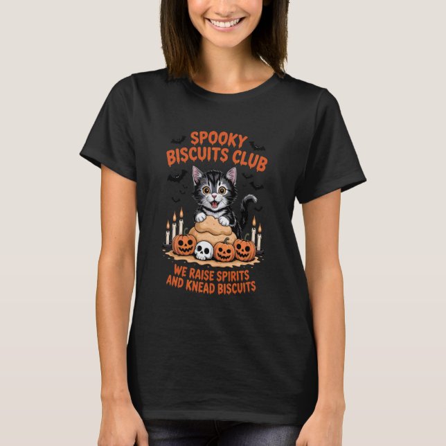 Clube de Biscoitos Assustadores Gato, Camiseta de  (Frente)