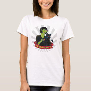 Clube de Dama de Gato Sem Fios - Camiseta