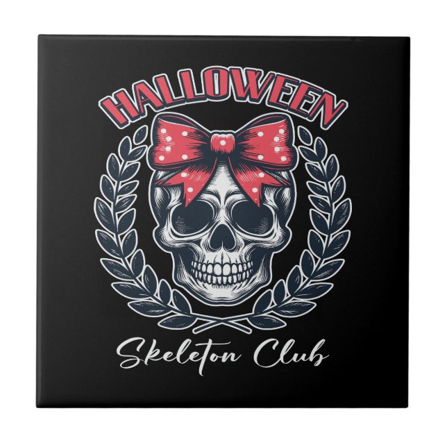 Clube de Esqueleto de Halloween (Frente)