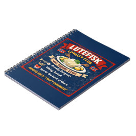 Clube de Lealdade ao Lutefisk Caderno Espiral Noru