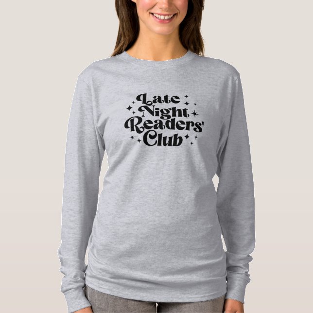 Clube de Leitores Noturnos - Camiseta Confortável (Frente)