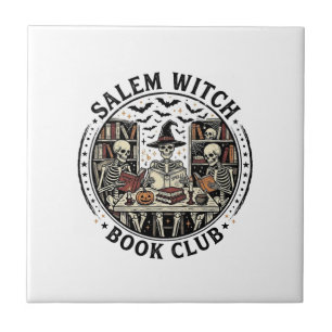 Clube de Livros das Bruxas de Salem Esqueleto Vint