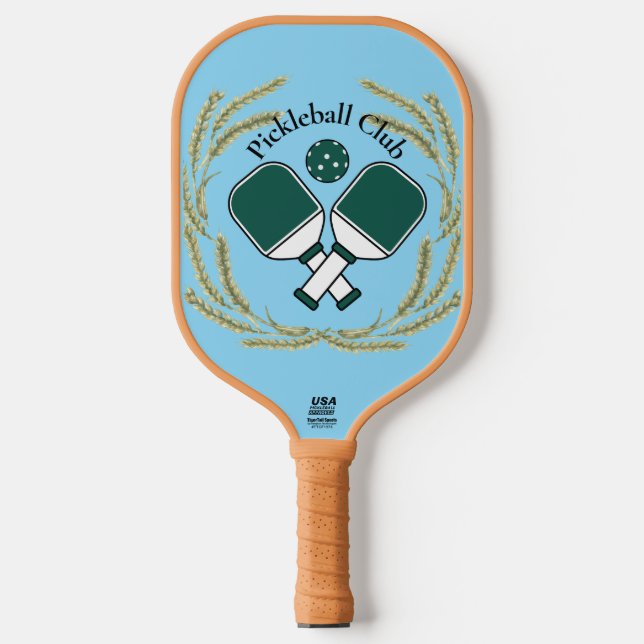 Clube de Pickleball Desenho de Remo Laurel Crest (Front)