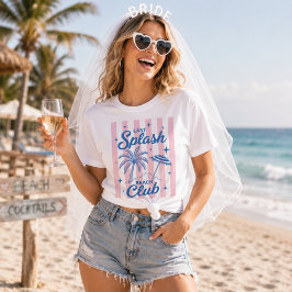 Clube de Praia Último Salpico Listra Rosa Despedid