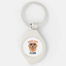 Clube do Bom Menino | Chaveiro de Design de Cachor