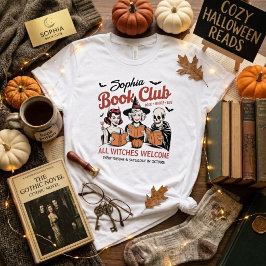 Clube do Livro de Halloween Nome Personalizado
