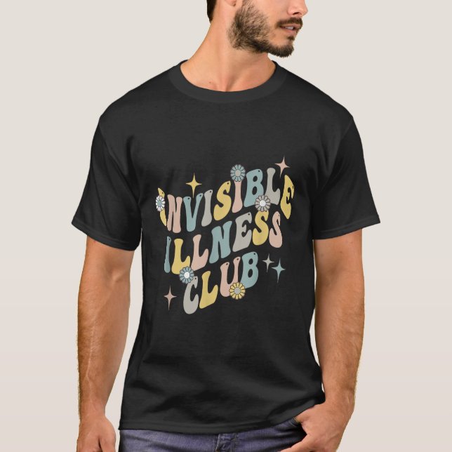 Clube Invisível de Doenças Camisa Doença Crônica C (Frente)