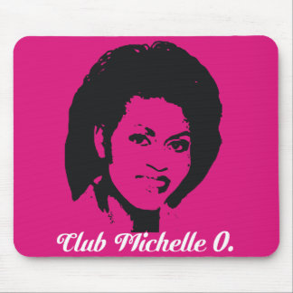 Clube Michelle Mousepad no rosa quente
