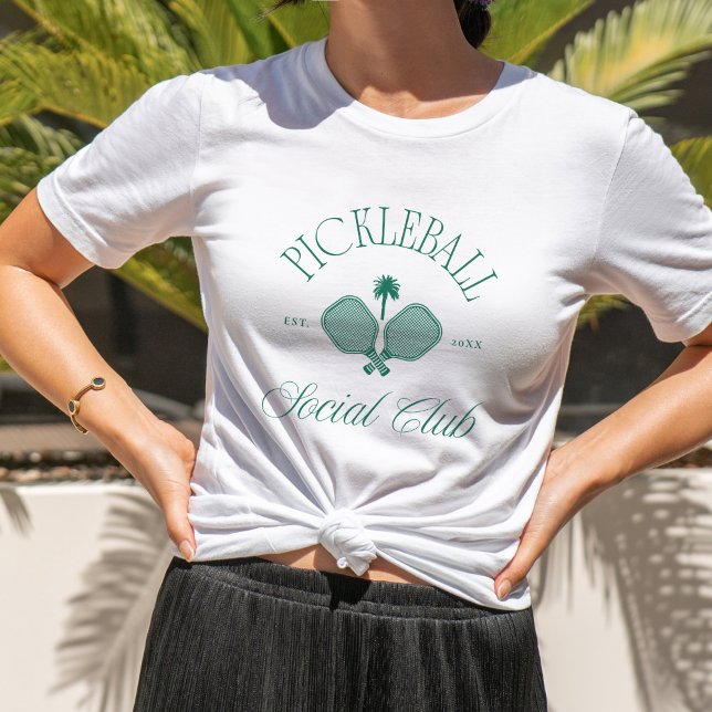 Clube Social de Pickleball Feminino (pickleball social club t-shirt)