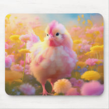 Cluckin' Cute: O Mousepad do Frango Rosa