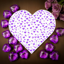 Cluster com Coração Roxo