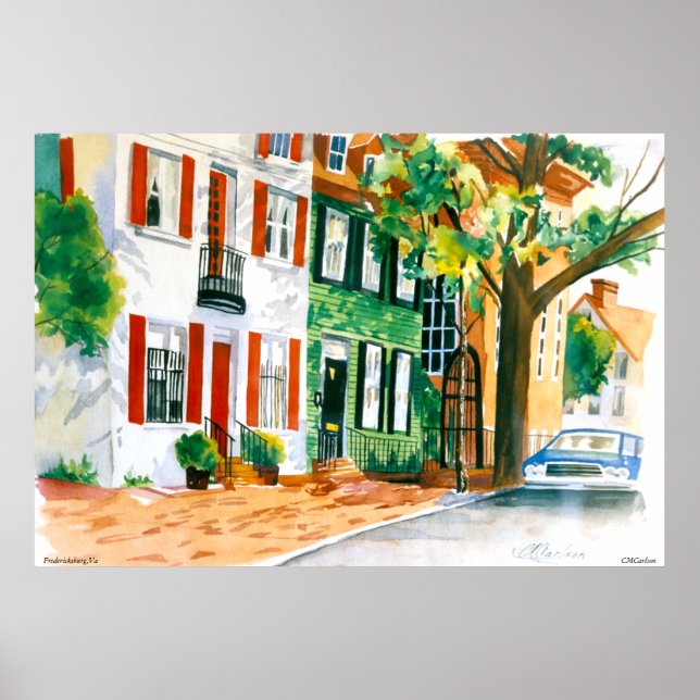 CMCarlson Fredericksburg,Va, Poster (Frente)