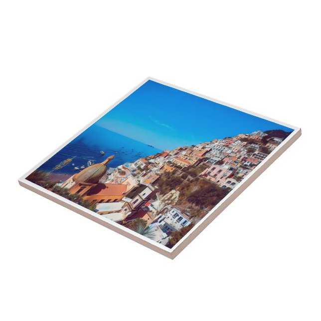 CMP008 POSITANO, AMALFI COAST, Itália, (Lateral)