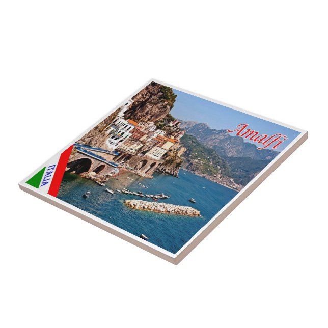 CMP139 AMALFI, Panorama, Itália, (Lateral)