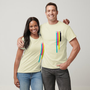 CMYK colore a camisa