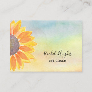 Coach Floral Watercolor Cartão de visita