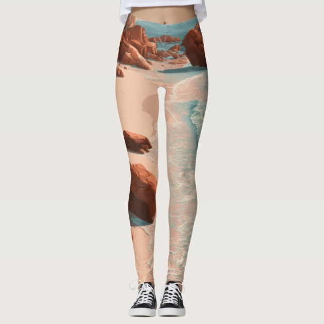 Coastal Adventure Summer Leggings (Frente)
