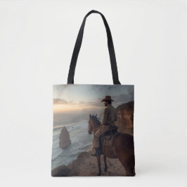 Coastal Cliff Tote Bag - Seaside Western Design