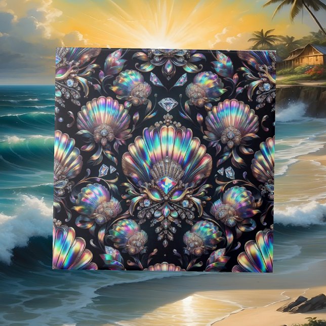 Coastal Living | Black Seashell Opal Diamond (Criador carregado)