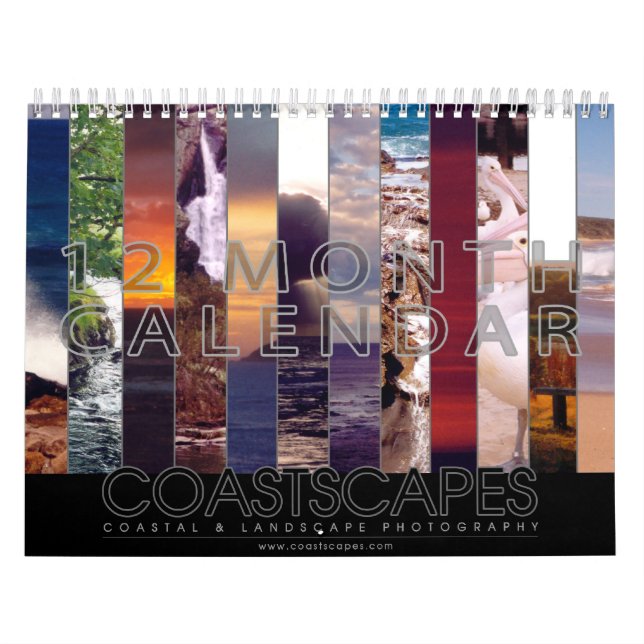 Coastscapes Austrália calendário da foto de 12 (Capa)