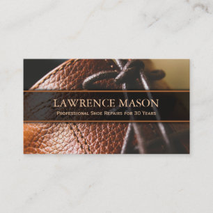Cobbler / Cordwainer Foto do Calçado - Cartão de v