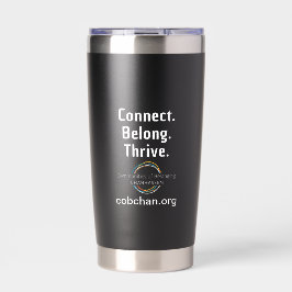 CoBC Tumbler (texto branco) - Connect Belong Thriv