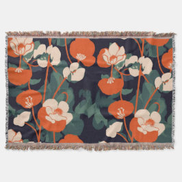 COBERTOR 花柄ブランケット