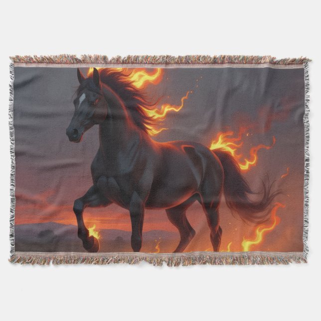 Cobertor „2026 – Das Jahr des Feuerpferds“ (Frente)